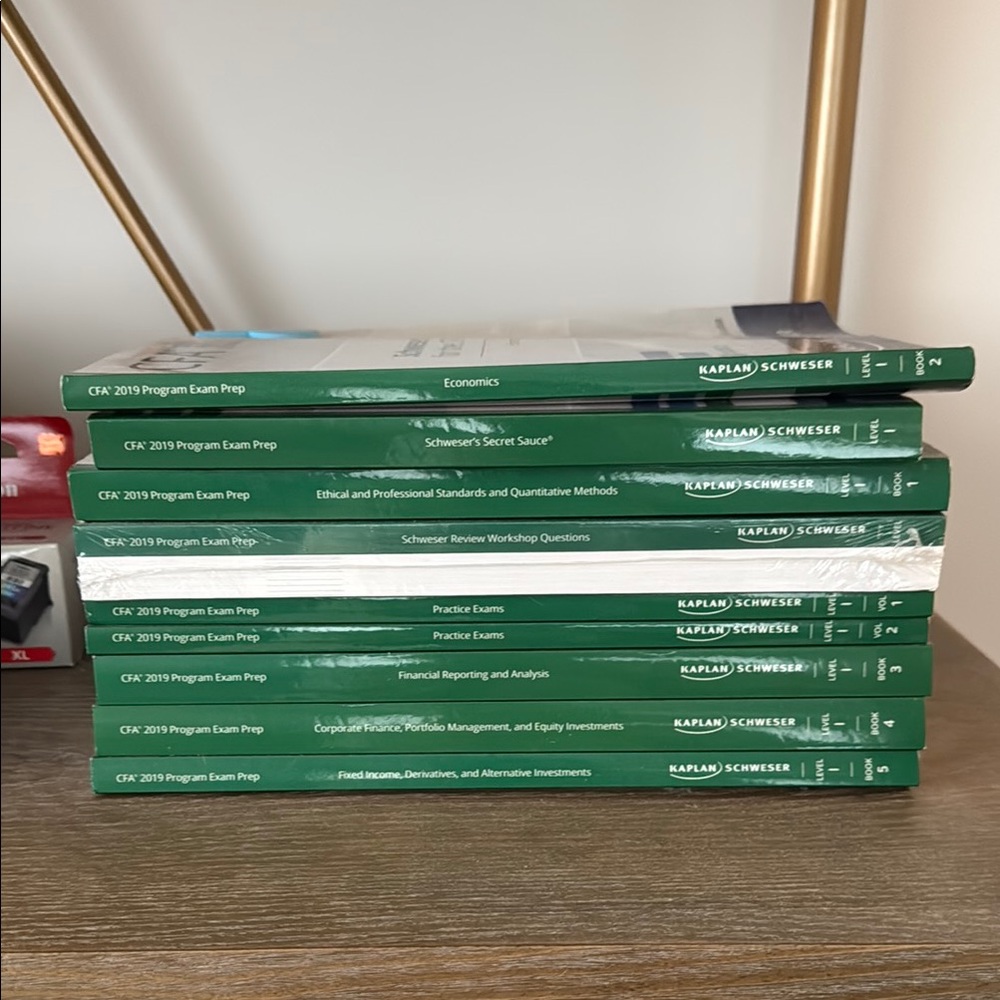 Kaplan Schweser CFA Exam Prep Books
